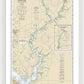 Nautical Chart-12268 Choptank River Cambridge-greensboro - Framed Print