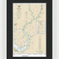 Nautical Chart-12268 Choptank River Cambridge-greensboro - Framed Print