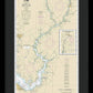 Nautical Chart-12268 Choptank River Cambridge-greensboro - Framed Print