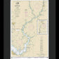 Nautical Chart-12268 Choptank River Cambridge-greensboro - Framed Print
