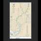 Nautical Chart-12268 Choptank River Cambridge-greensboro - Framed Print