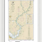 Nautical Chart-12268 Choptank River Cambridge-greensboro - Framed Print