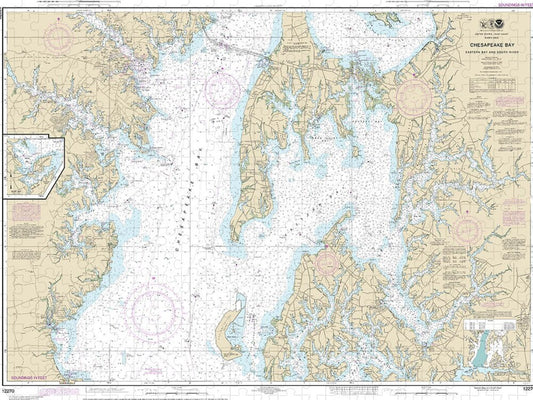 Nautical Chart-12270 Chesapeake Bay Eastern Bay-south River, Selby Bay - Puzzle