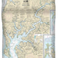 Nautical Chart-12272 Chester River, Kent Island Narrows, Rock Hall Harbor-swan Creek - Duvet Cover