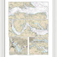 Nautical Chart-12285 Potomac River, District-columbia - Framed Print