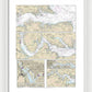 Nautical Chart-12285 Potomac River, District-columbia - Framed Print