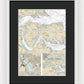 Nautical Chart-12285 Potomac River, District-columbia - Framed Print
