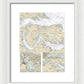 Nautical Chart-12285 Potomac River, District-columbia - Framed Print
