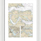 Nautical Chart-12285 Potomac River, District-columbia - Framed Print
