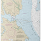 Nautical Chart-12287 Potomac River Dahlgren-vicinity - Bath Towel