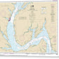 Nautical Chart-12288 Potomac River Lower Cedar Point-mattawoman Creek - Canvas Print