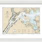 Nautical Chart-12339 East River Tallman Island-queensboro Bridge - Framed Print