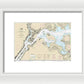 Nautical Chart-12339 East River Tallman Island-queensboro Bridge - Framed Print