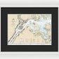 Nautical Chart-12339 East River Tallman Island-queensboro Bridge - Framed Print