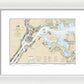 Nautical Chart-12339 East River Tallman Island-queensboro Bridge - Framed Print