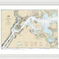 Nautical Chart-12339 East River Tallman Island-queensboro Bridge - Framed Print