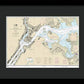 Nautical Chart-12339 East River Tallman Island-queensboro Bridge - Framed Print
