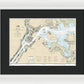 Nautical Chart-12339 East River Tallman Island-queensboro Bridge - Framed Print