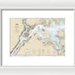 Nautical Chart-12339 East River Tallman Island-queensboro Bridge - Framed Print