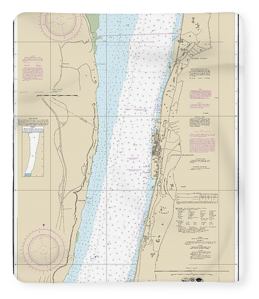 Nautical Chart-12346 Hudson River Yonkers-piermont - Blanket