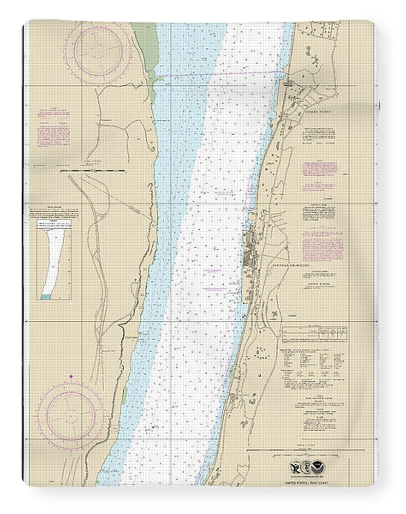 Nautical Chart-12346 Hudson River Yonkers-piermont - Blanket