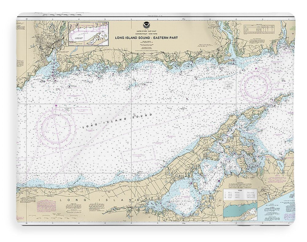 Nautical Chart-12354 Long Island Sound Eastern Part - Blanket