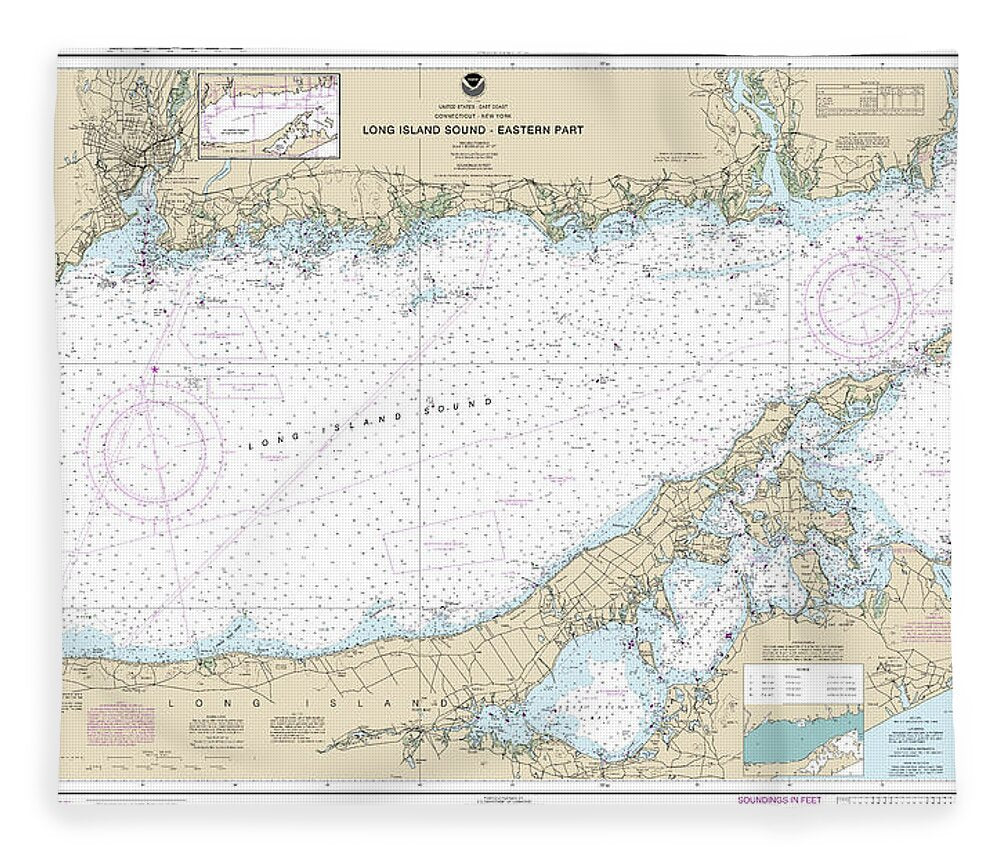 Nautical Chart-12354 Long Island Sound Eastern Part - Blanket
