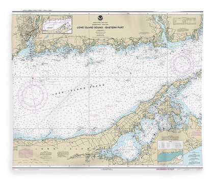 Nautical Chart-12354 Long Island Sound Eastern Part - Blanket