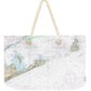 Nautical Chart-13205 Block Island Sound-approaches - Weekender Tote Bag