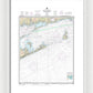 Nautical Chart-13205 Block Island Sound-approaches - Framed Print