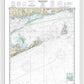 Nautical Chart-13205 Block Island Sound-approaches - Framed Print
