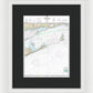 Nautical Chart-13205 Block Island Sound-approaches - Framed Print