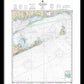 Nautical Chart-13205 Block Island Sound-approaches - Framed Print