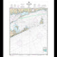 Nautical Chart-13205 Block Island Sound-approaches - Framed Print
