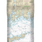 Nautical Chart-13214 Fishers Island Sound - Duvet Cover