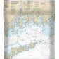 Nautical Chart-13214 Fishers Island Sound - Duvet Cover