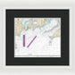 Nautical Chart-13218 Marthas Vineyard-block Island - Framed Print