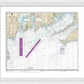 Nautical Chart-13218 Marthas Vineyard-block Island - Framed Print