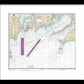 Nautical Chart-13218 Marthas Vineyard-block Island - Framed Print
