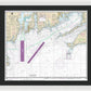 Nautical Chart-13218 Marthas Vineyard-block Island - Framed Print