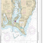 Nautical Chart-13219 Point Judith Harbor - Canvas Print
