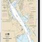 Nautical Chart-13225 Providence Harbor - Canvas Print