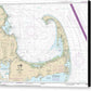 Nautical Chart-13246 Cape Cod Bay - Canvas Print