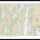 Nautical Chart-13296 Boothbay Harbor-bath, Including Kennebec River - Framed Print