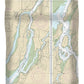 Nautical Chart-13298 Kennebec River Bath-courthouse Point - Duvet Cover