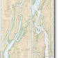 Nautical Chart-13298 Kennebec River Bath-courthouse Point - Acrylic Print