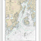 Nautical Chart-13302 Penobscot Bay-approaches - Framed Print