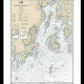 Nautical Chart-13302 Penobscot Bay-approaches - Framed Print