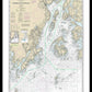 Nautical Chart-13302 Penobscot Bay-approaches - Framed Print