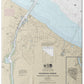 Nautical Chart-14815 Rochester Harbor, Including Genessee River-head-navigation - Bath Towel